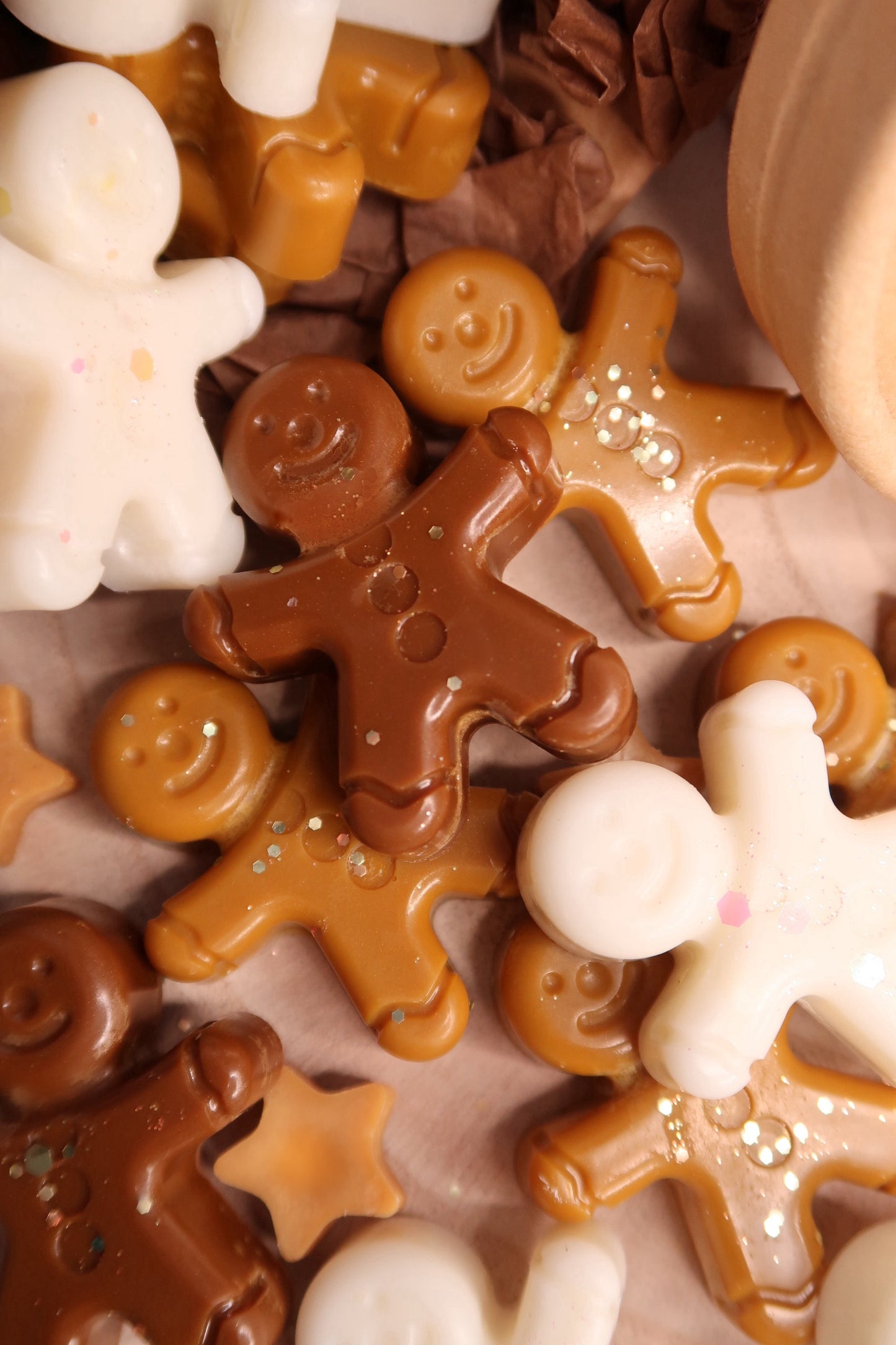 6 Gingerbread Man Wax Melts