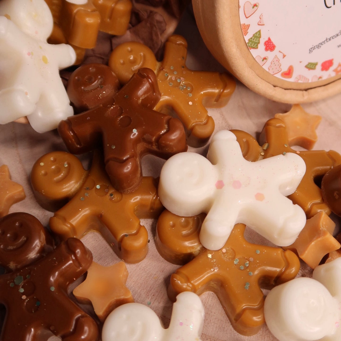 6 Gingerbread Man Wax Melts