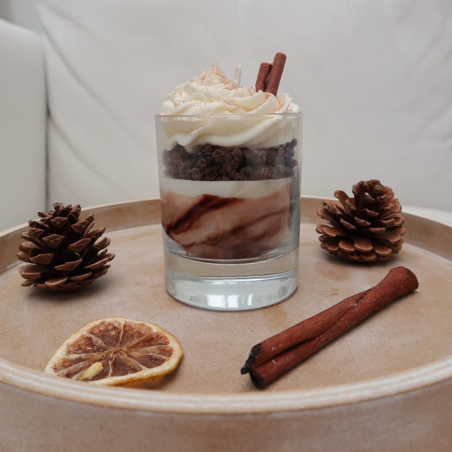 Cinnamon Stick Dessert Candle