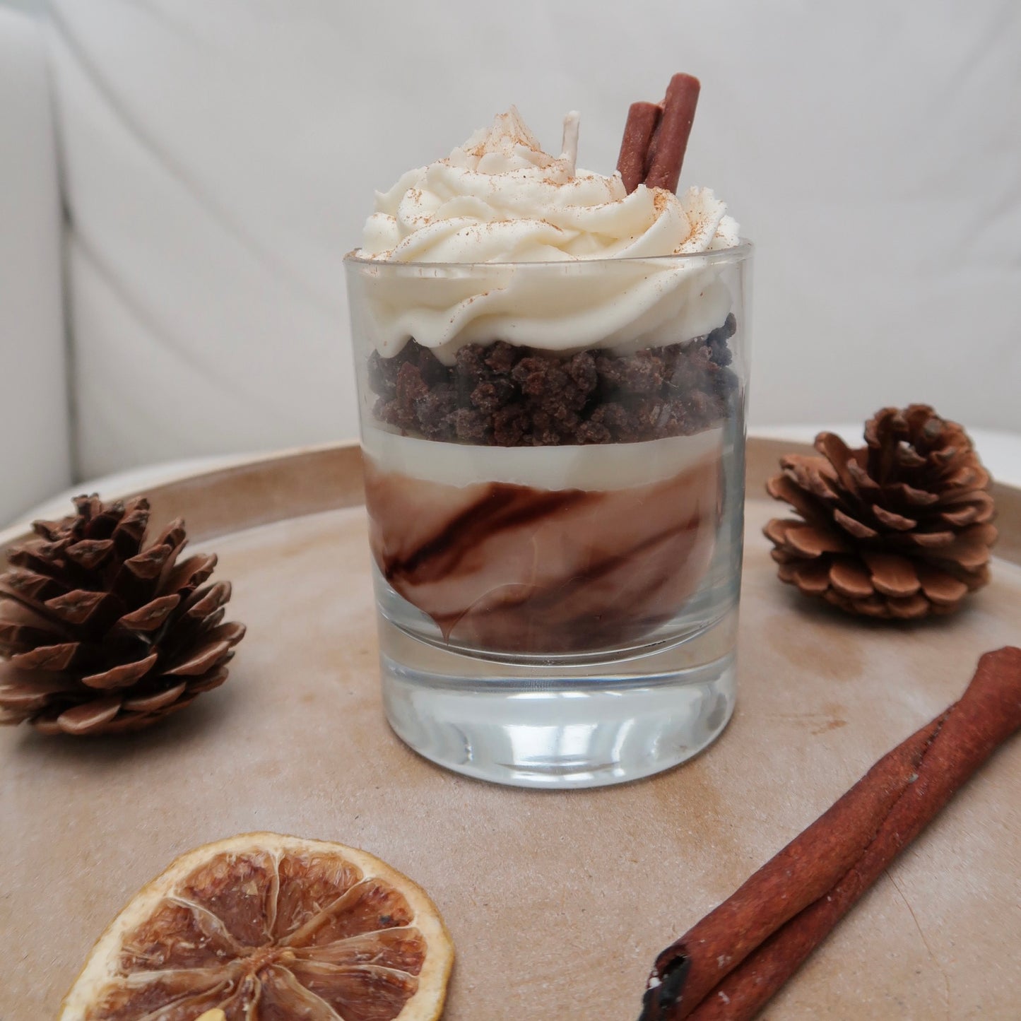 Cinnamon Stick Dessert Candle