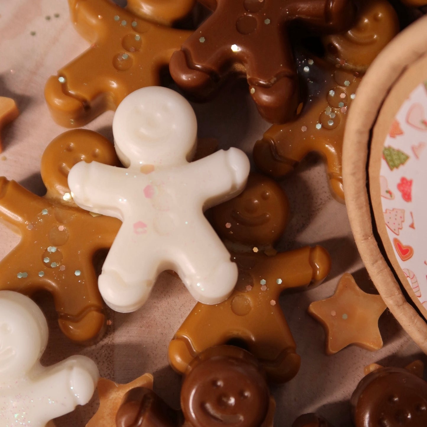 6 Gingerbread Man Wax Melts