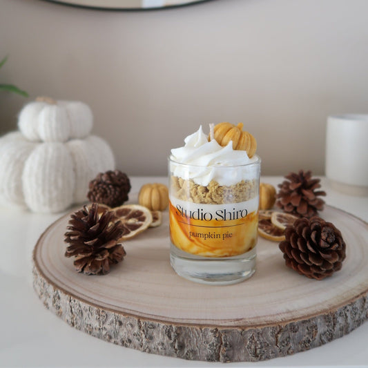 Pumpkin Pie Dessert Candle